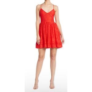 NSR Red Lace Dress